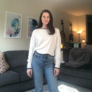 South Moon Under Neely Scallop Edge Knit Sweater